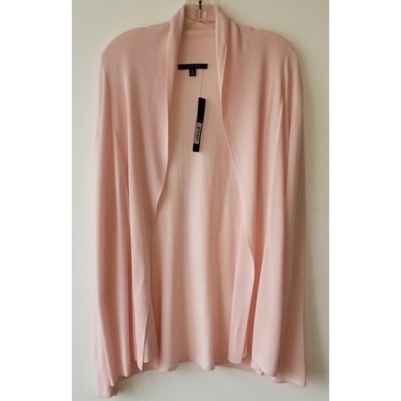 Cyrus Tops - Cyrus Open Light Wrap Cardigan Light Pink Size XL